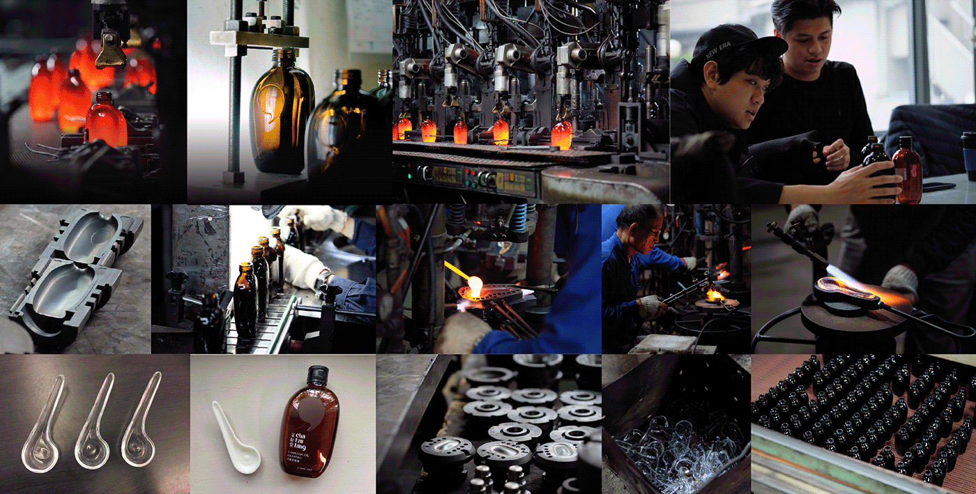 product design，Visual design，Glass，Chazitang，Seed extract，Handmade，