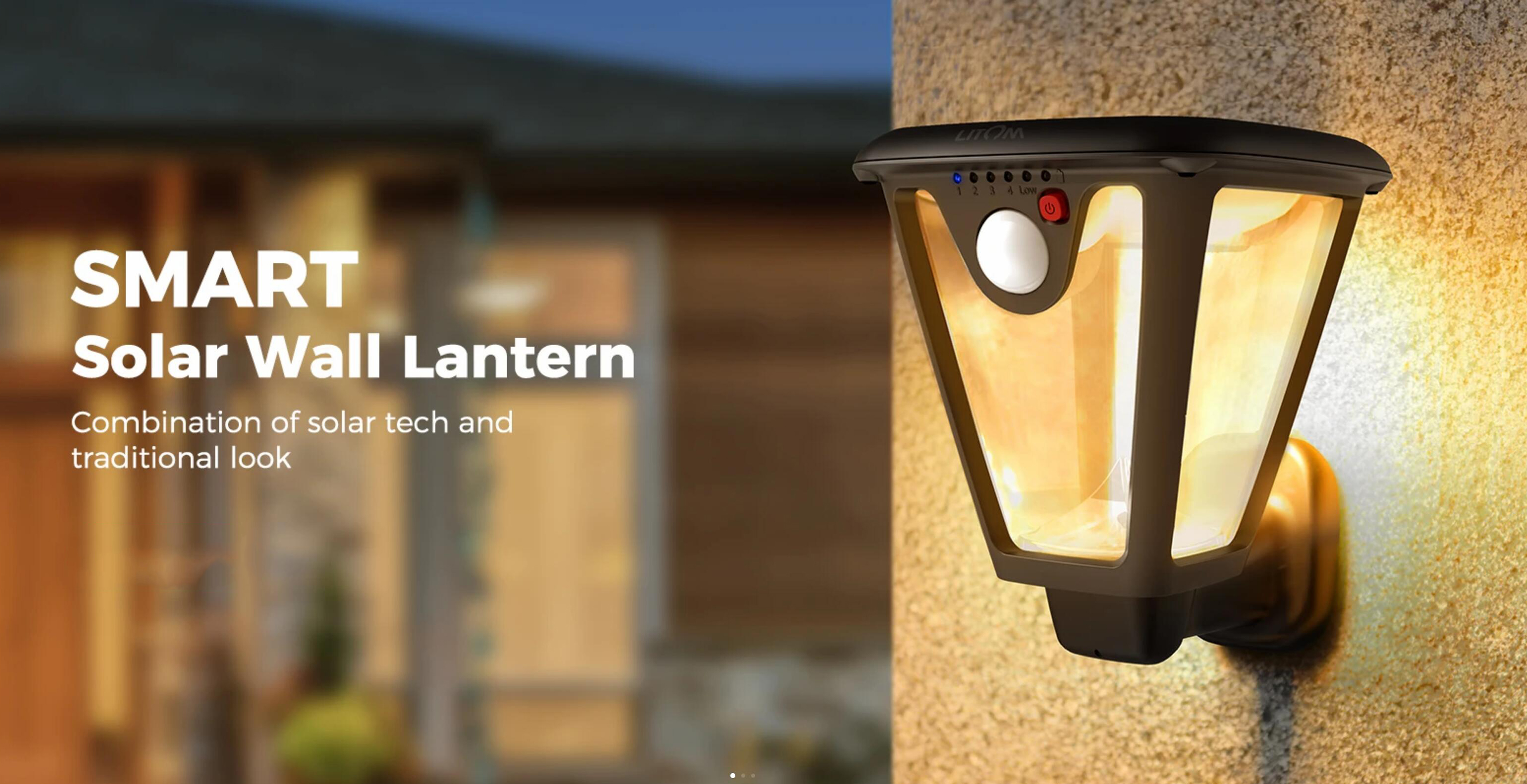 Wall lamp，Solar lamp，outdoors，lamp，