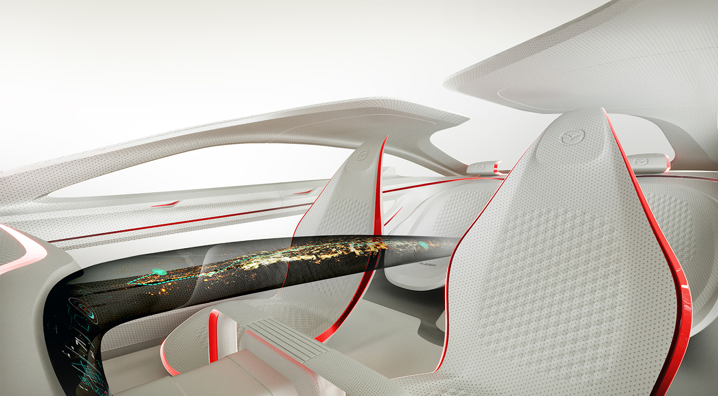 Mazda，concept，Interior，