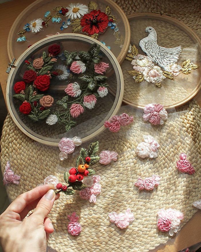 Embroidery，delicate，Russia，Krista Decor，