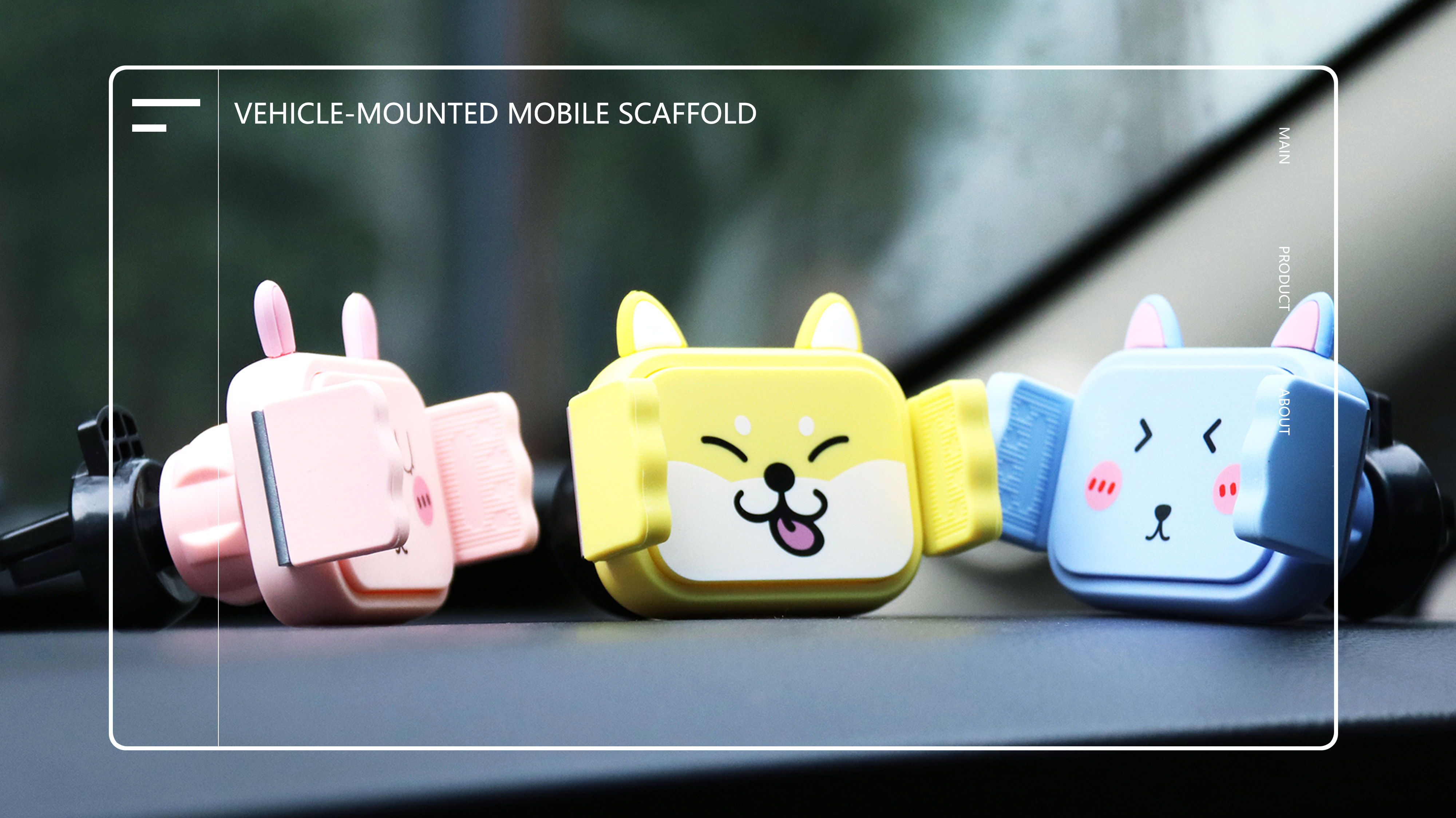 Adorable mobile phone holder，