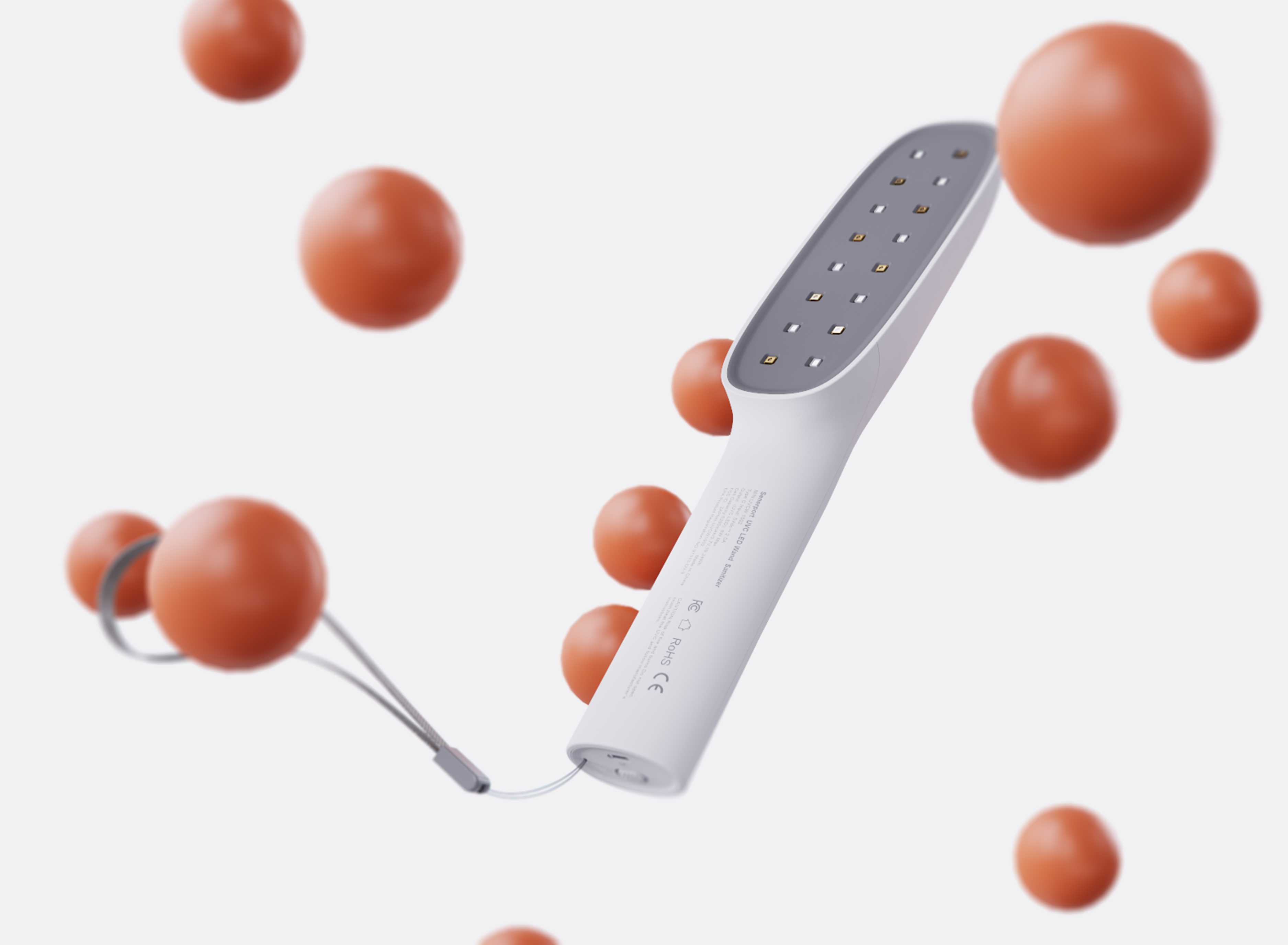 Ultraviolet sterilization，UVC，Portable，European product design award，