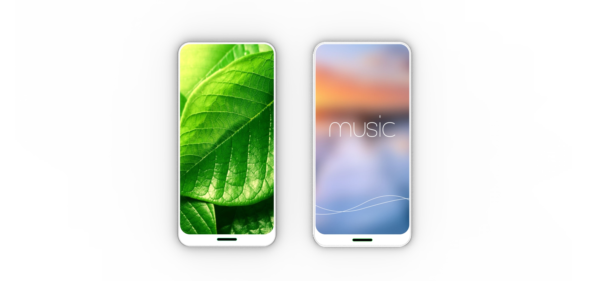 Full screen mobile phone，