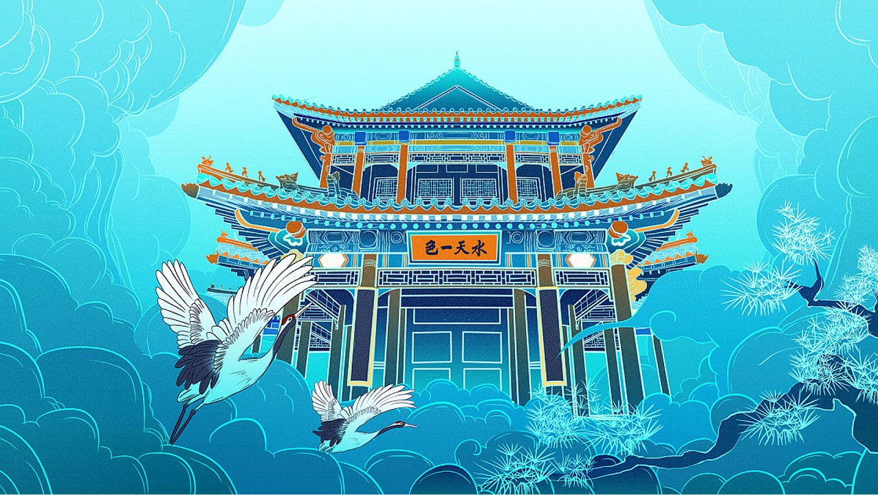 Cultural creation，the Summer Palace，Jiaao，Top grade design，Cushion，