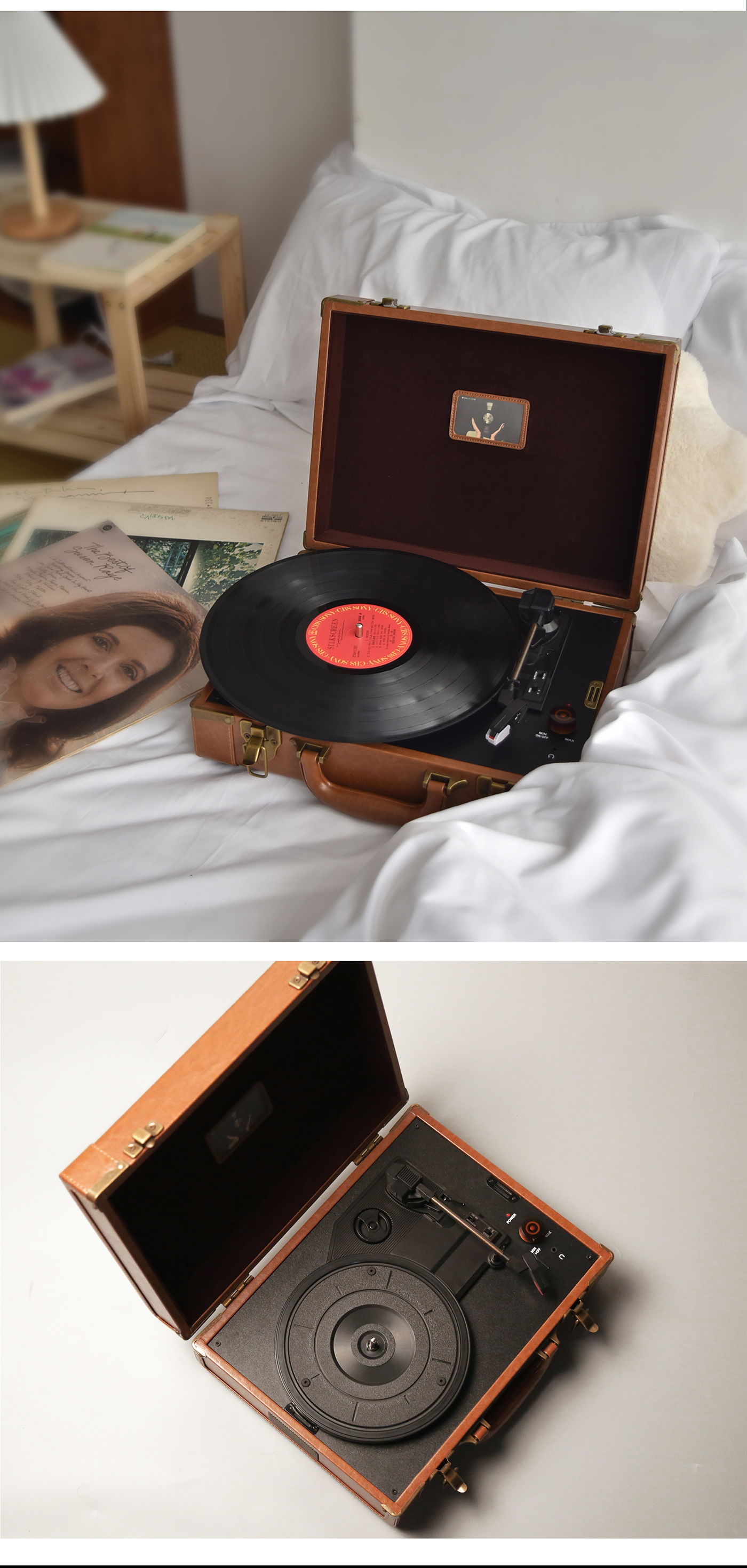 Vinyl record player，Retro，Wu · 1900mini，Black glue machine，sound，Transcribe，Good thing recommendation，