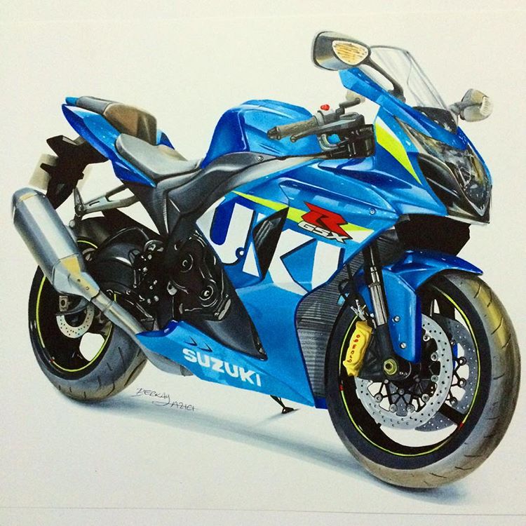 Hand drawn，design sketch，motorcycle，fine，