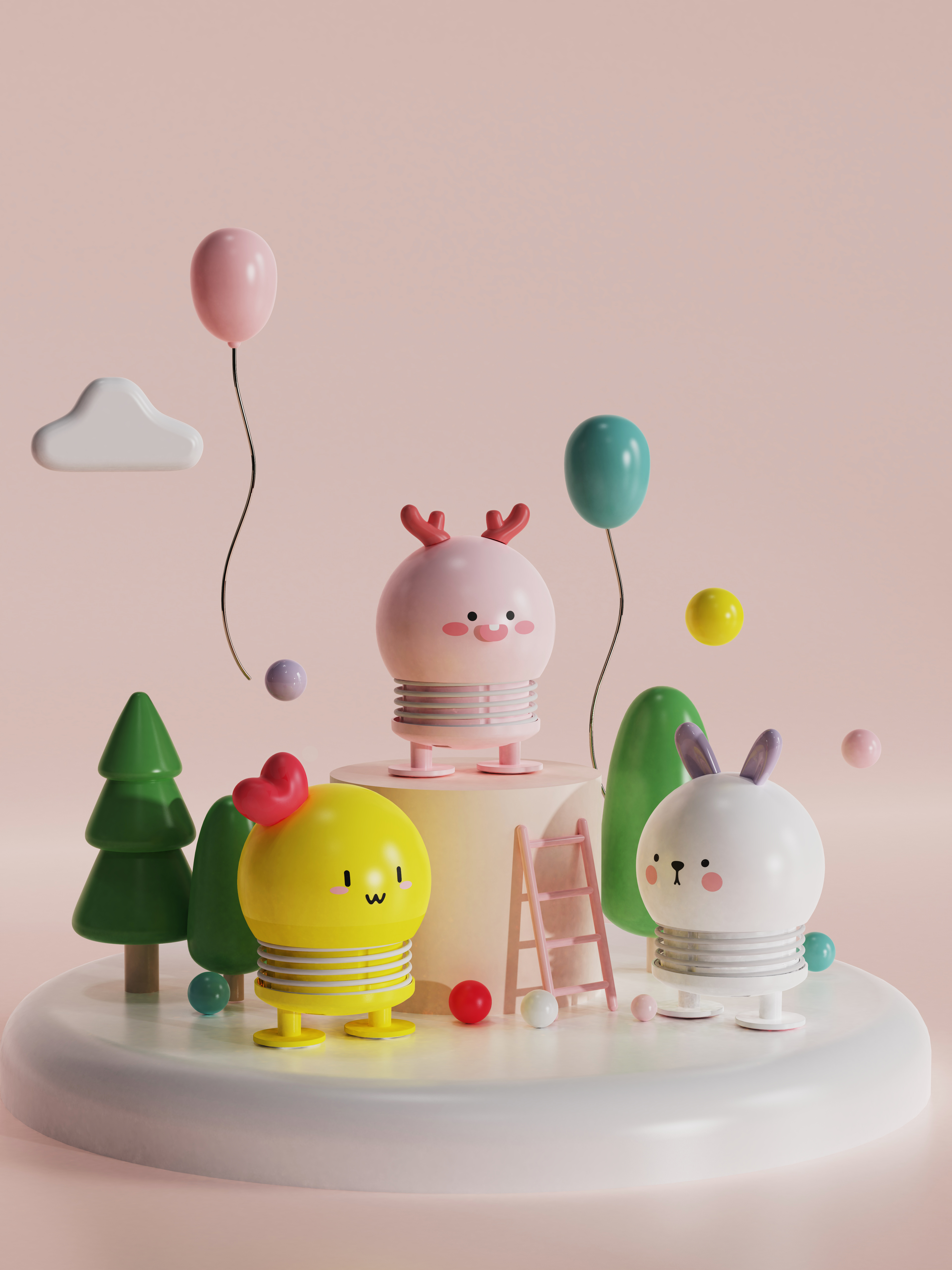 Night light，Cartoon，