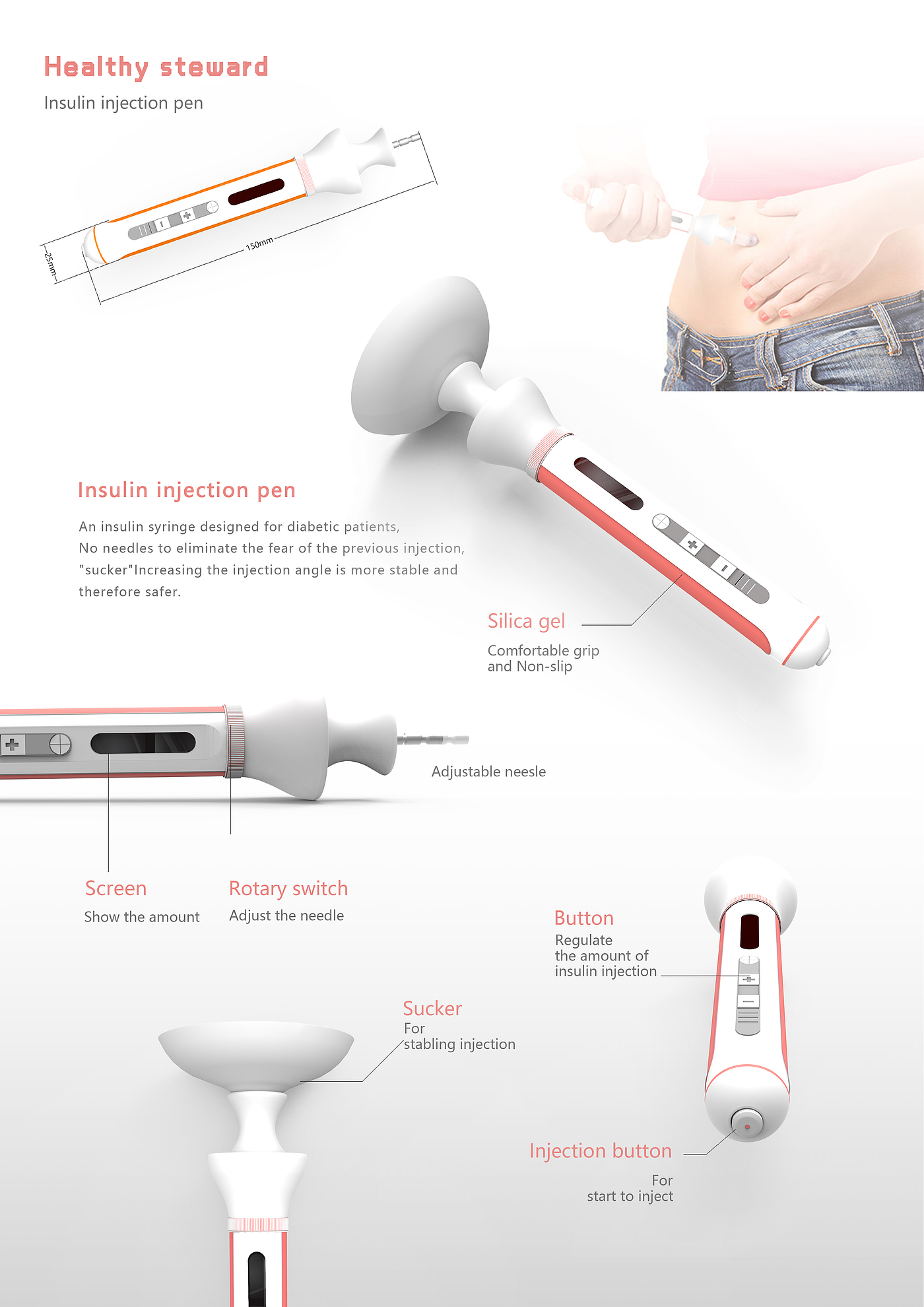 insulin，Syringe，medical care，apparatus，