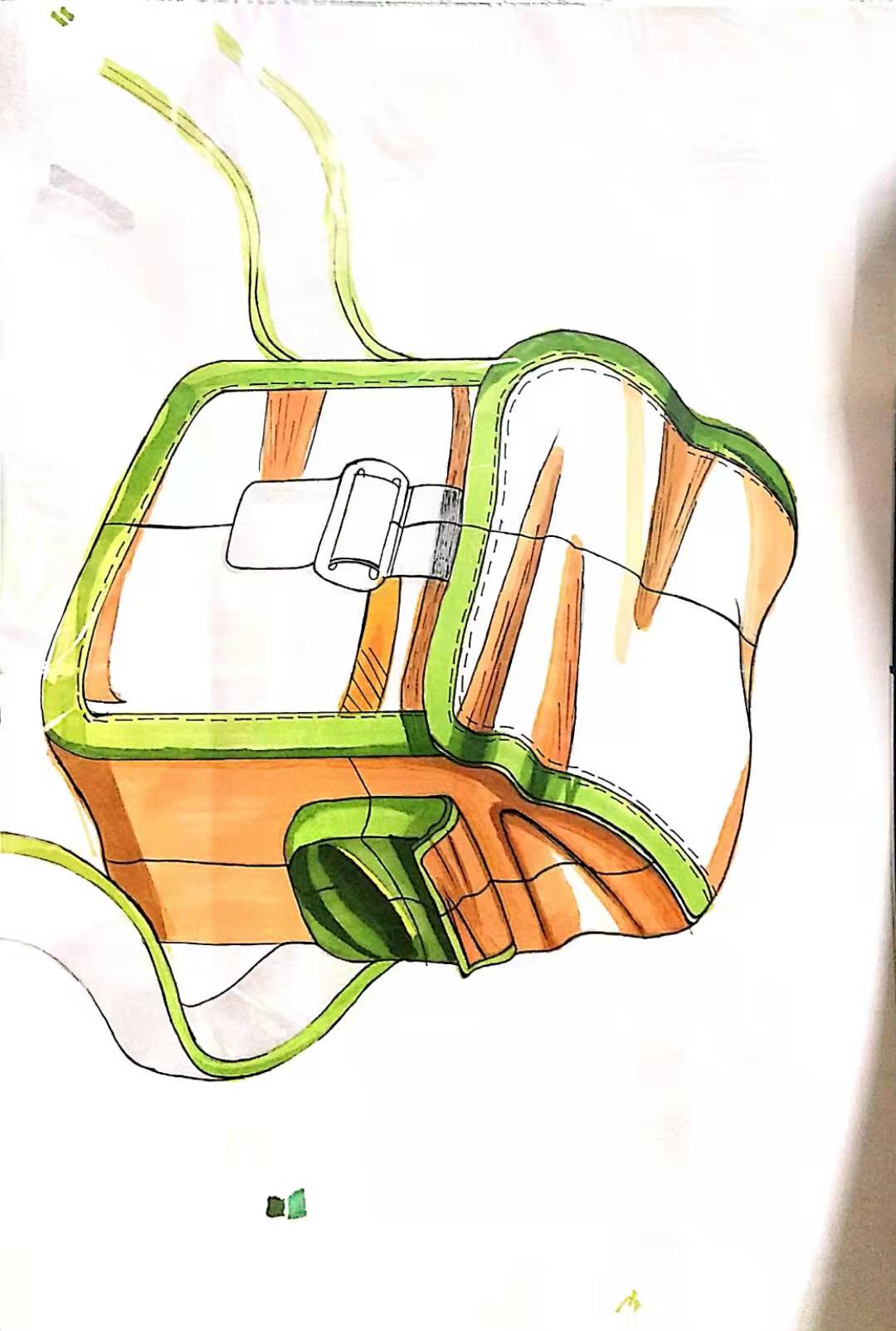 Renderings and hand drawing exercises，