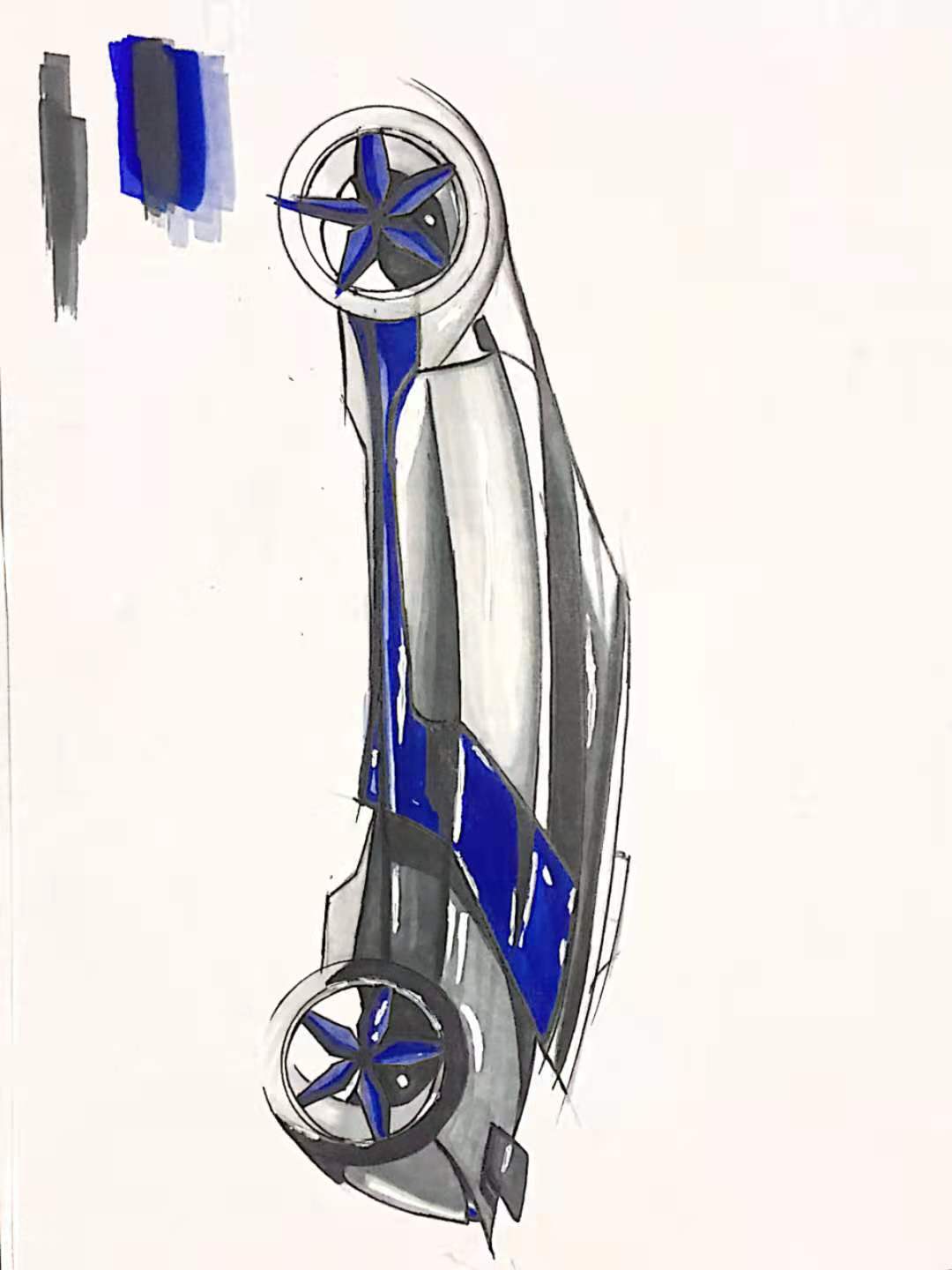 Renderings and hand drawing exercises，