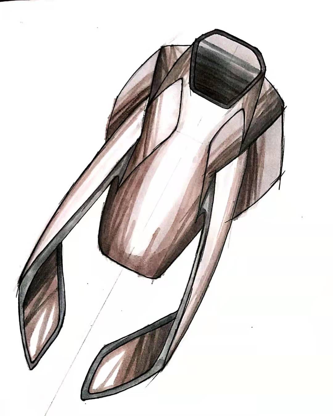 Renderings and hand drawing exercises，