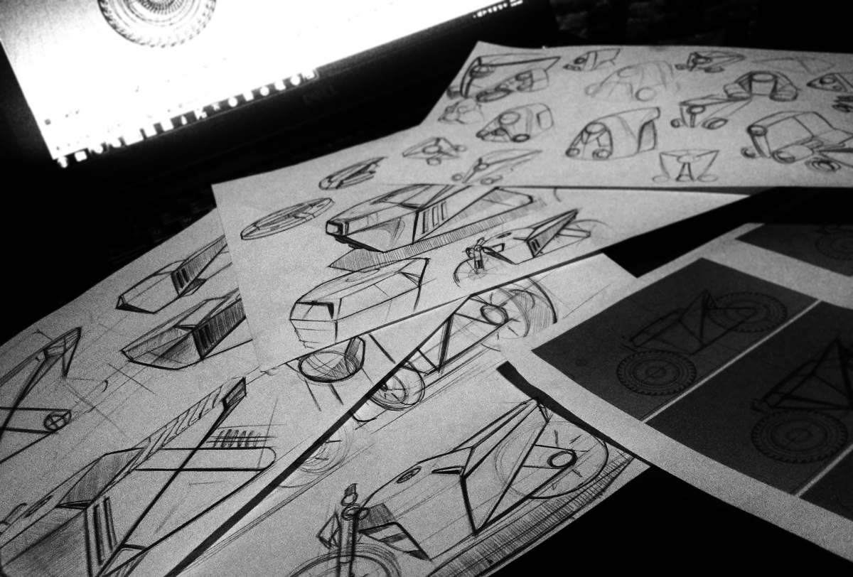 motorcycle，Cafe fighter，Concept map，