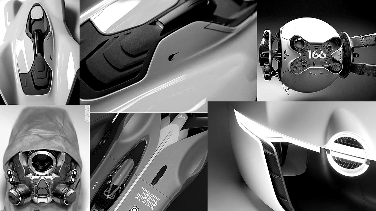 motorcycle，Cafe fighter，Concept map，