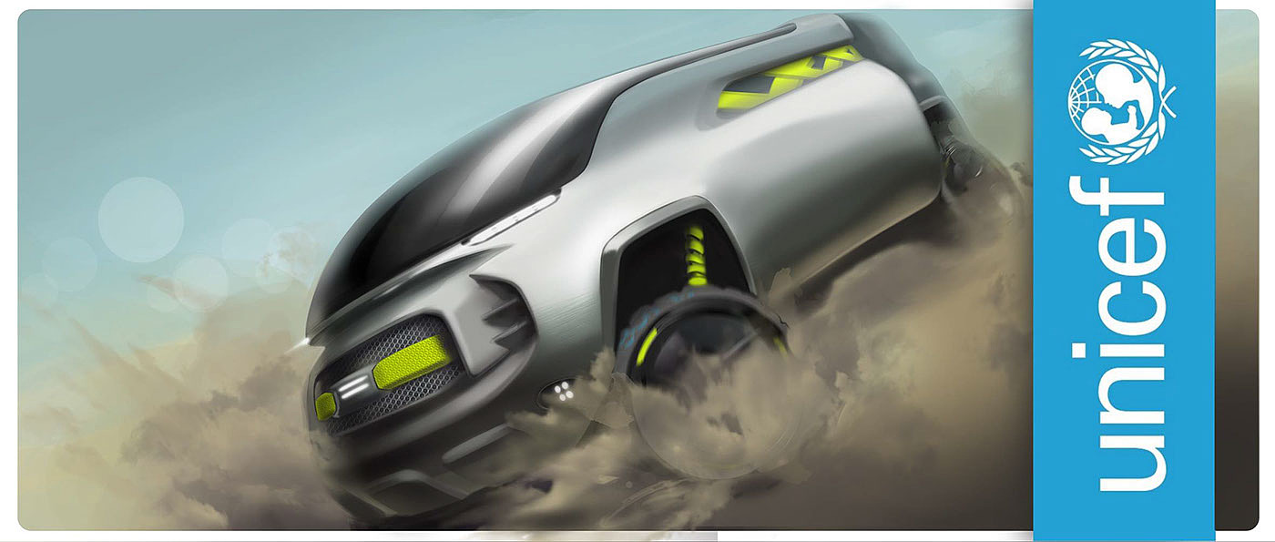 earthquake，Rescue vehicle，concept，