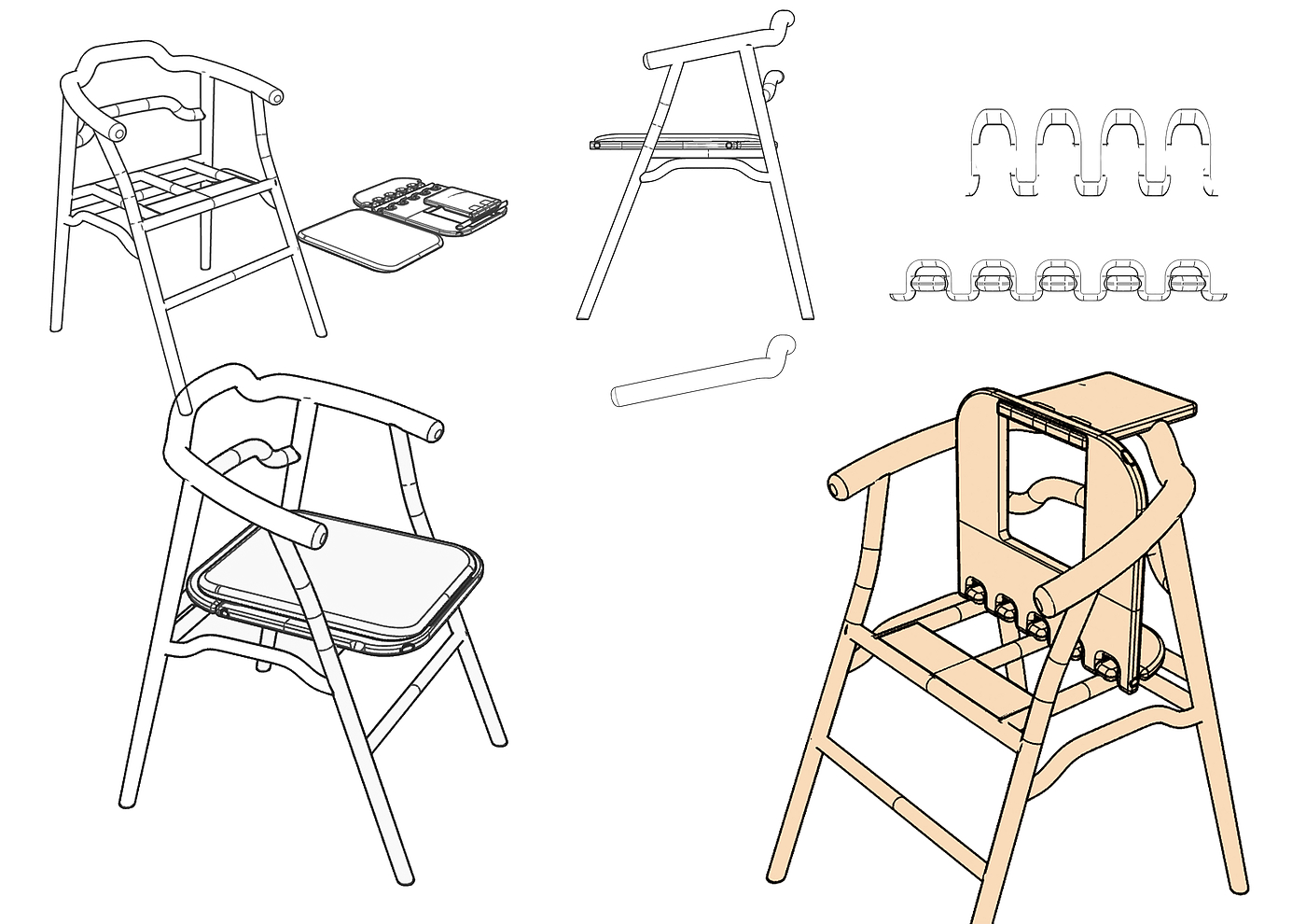 Ladder, chair, Luo Guocheng，
