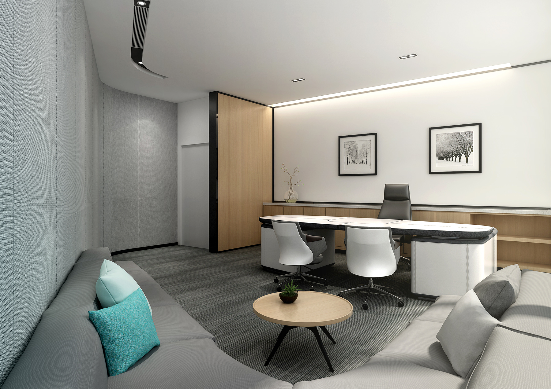 Interior architecture，office，Office decoration，