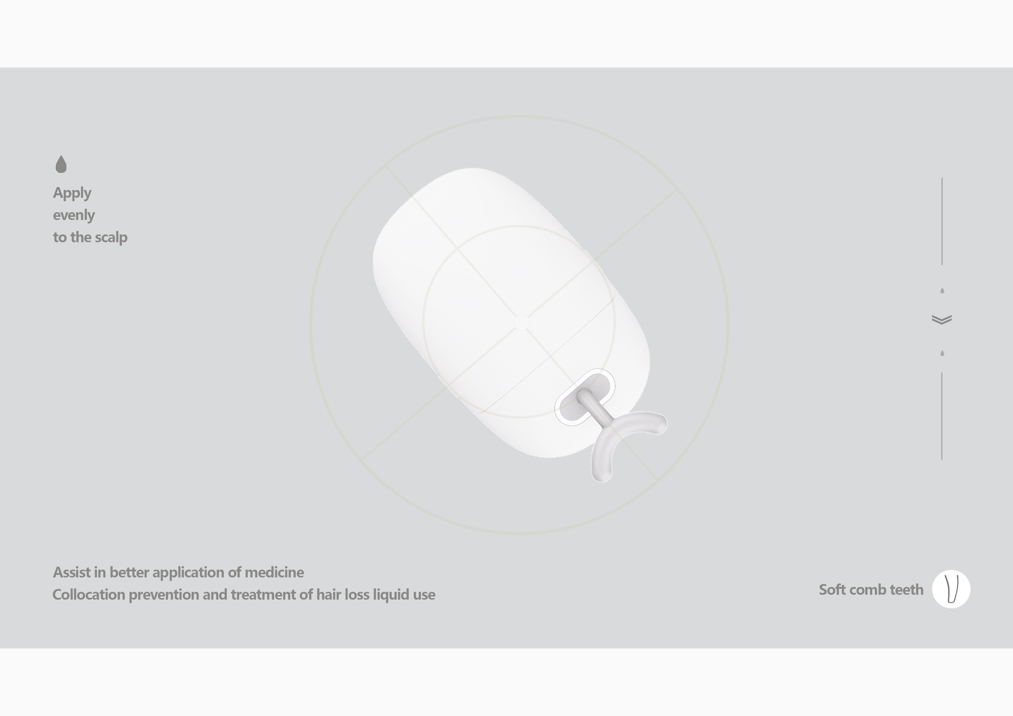 Hair，scalp，massage，apply medicine，Gehu，