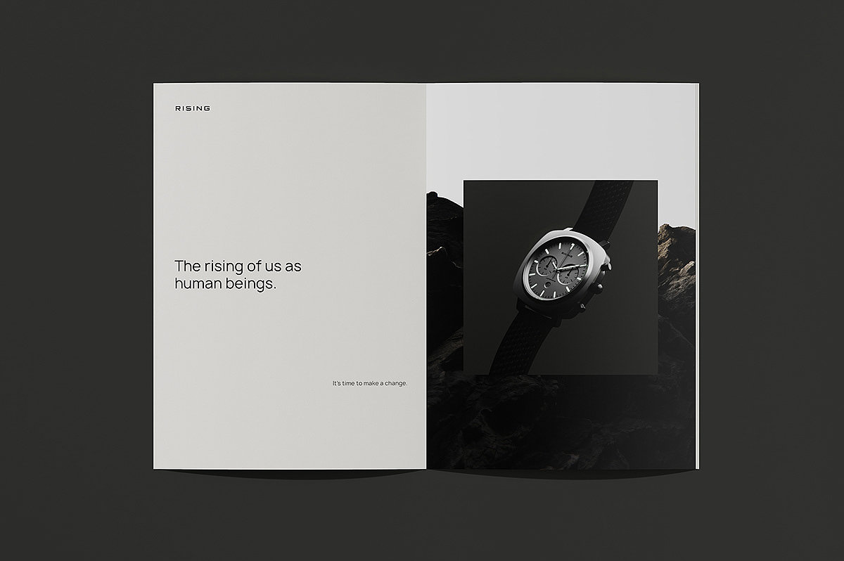 Rising Chronograph，Wrist watch，Hand drawn，