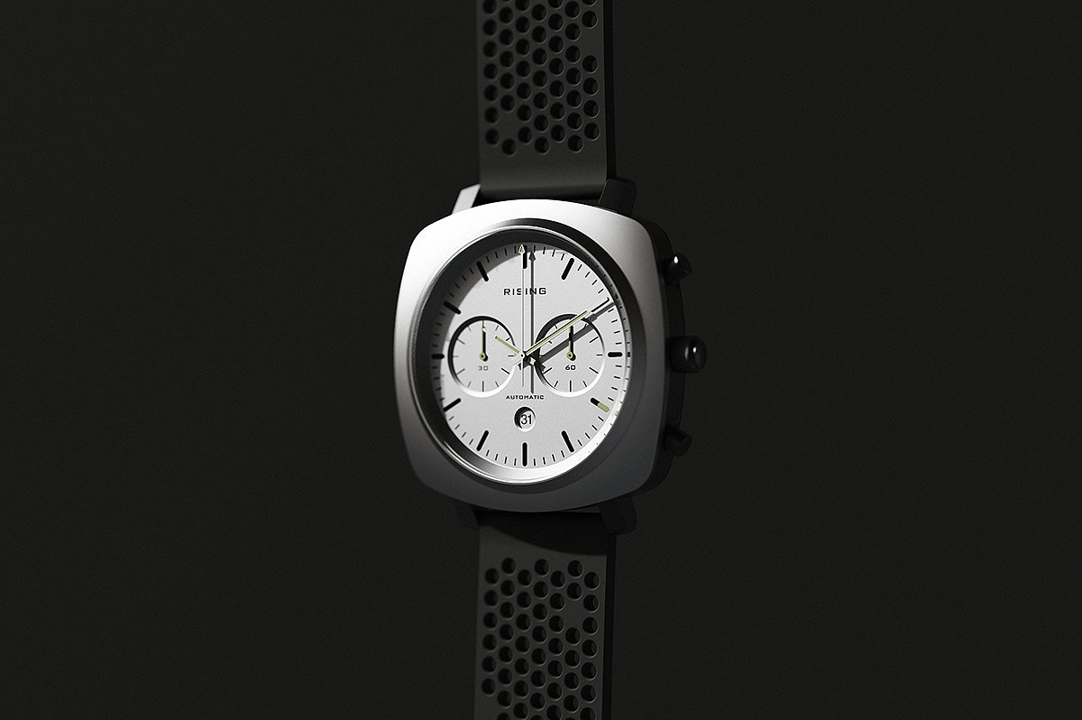 Rising Chronograph，Wrist watch，Hand drawn，