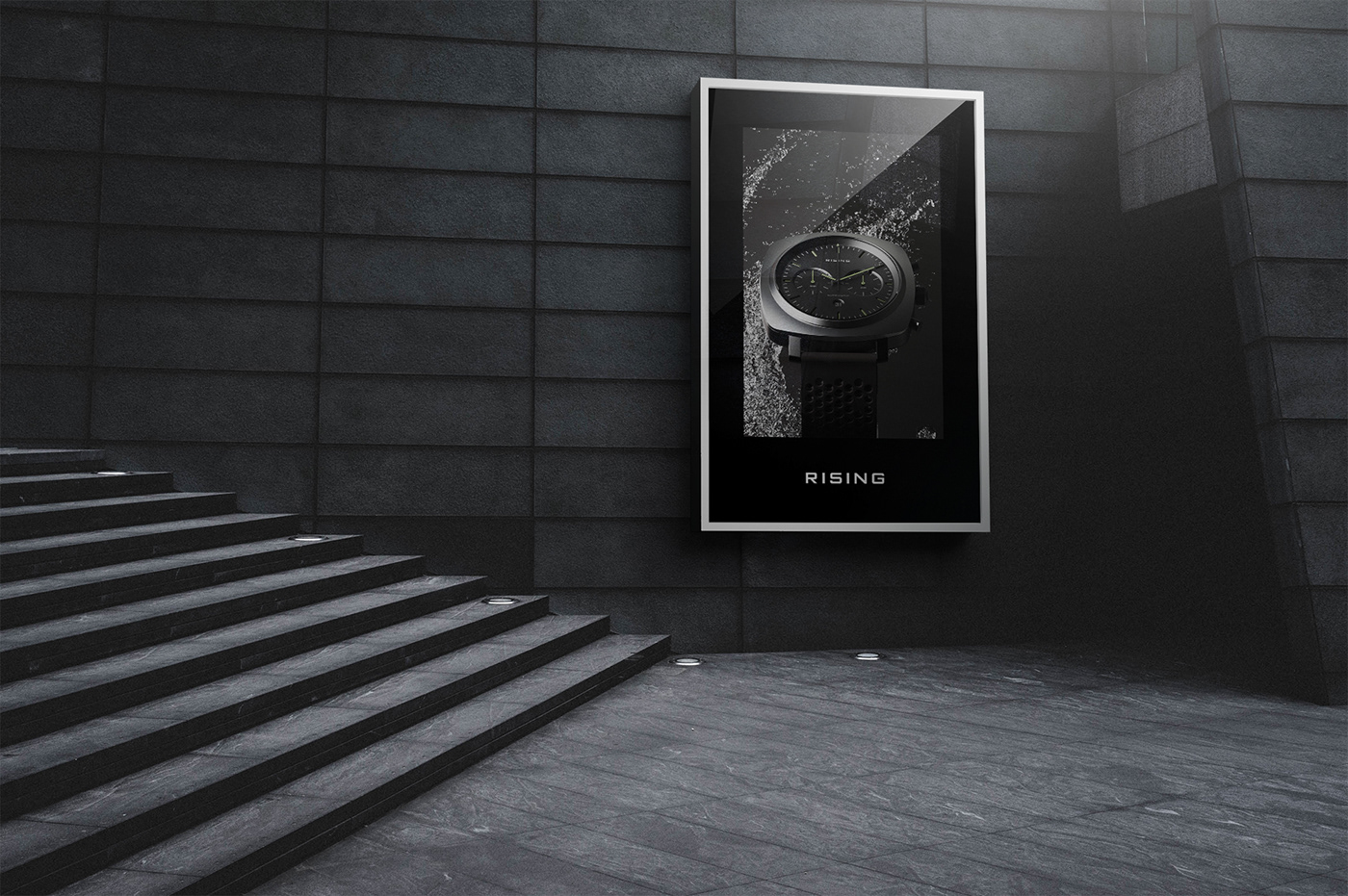 Rising Chronograph，Wrist watch，Hand drawn，