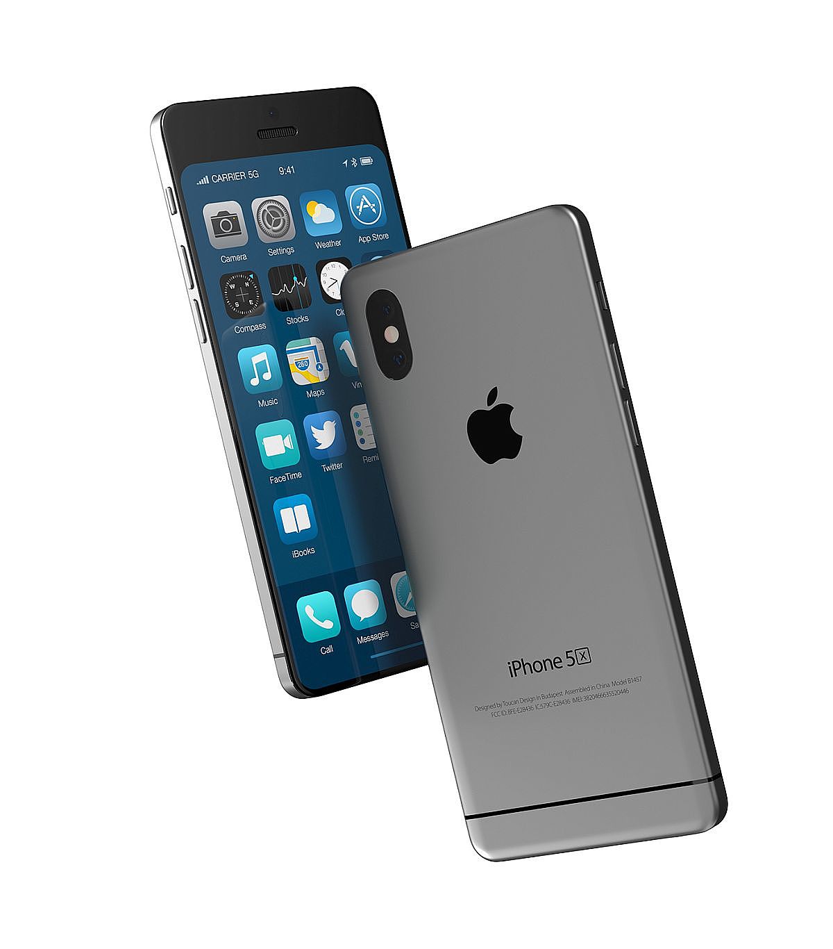 Full screen，Dual camera，Apple，iphone，conceptual design，
