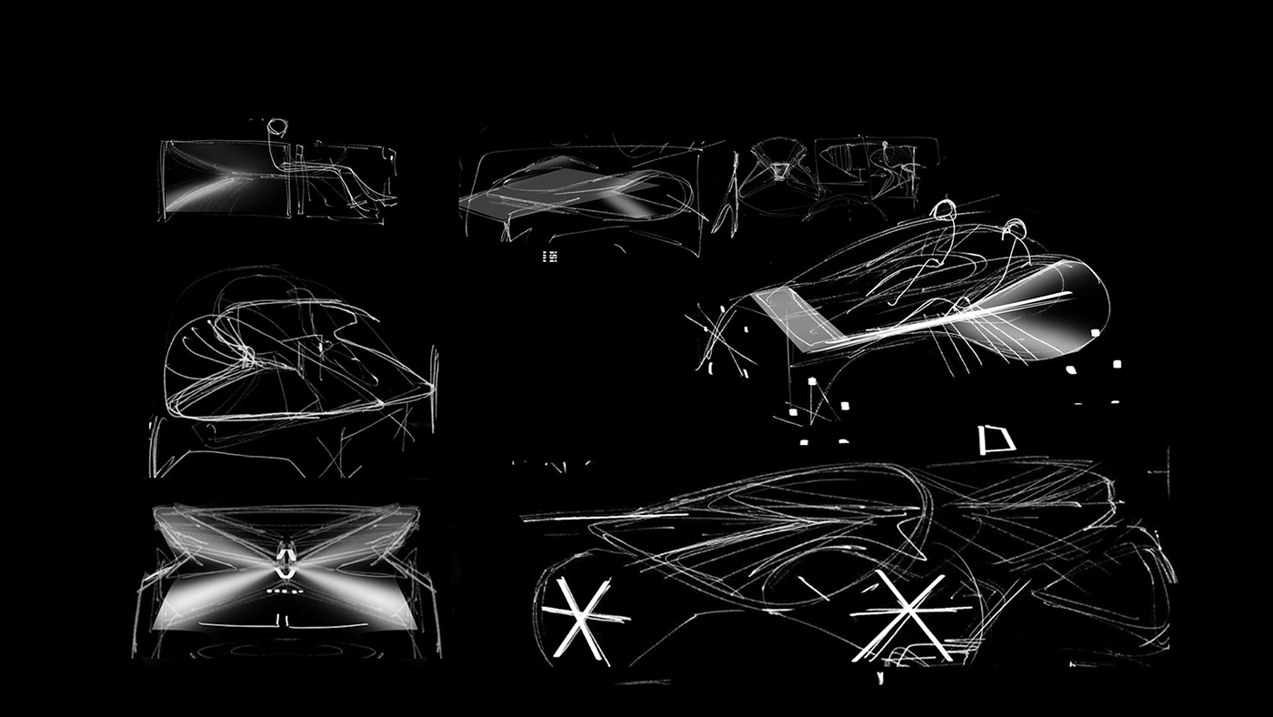 automobile，Sense of science and technology，Cool，Hand drawn，