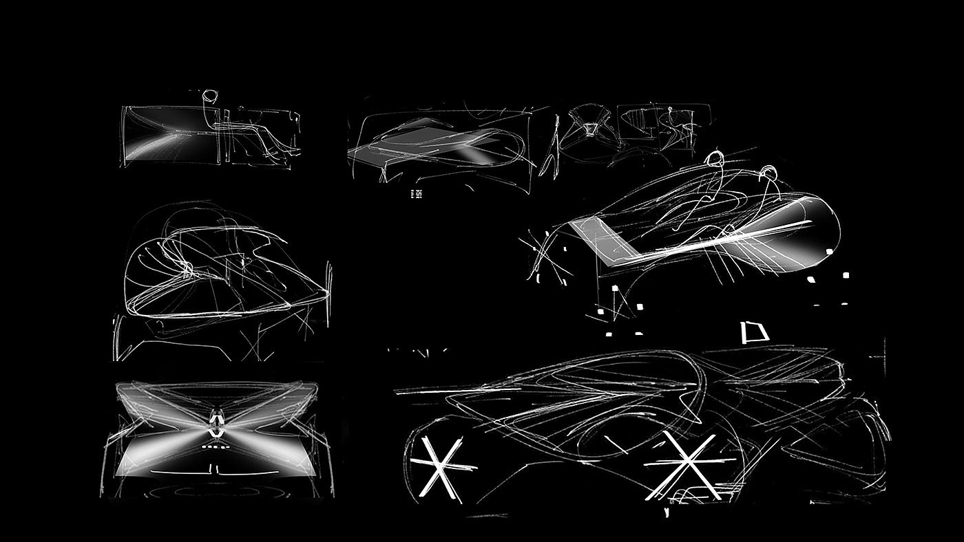 automobile，Sense of science and technology，Cool，Hand drawn，