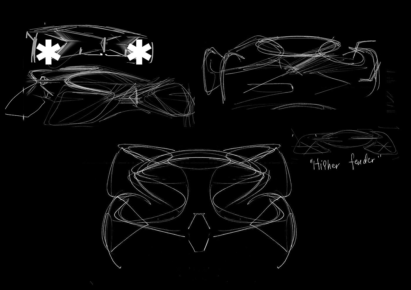 automobile，Sense of science and technology，Cool，Hand drawn，