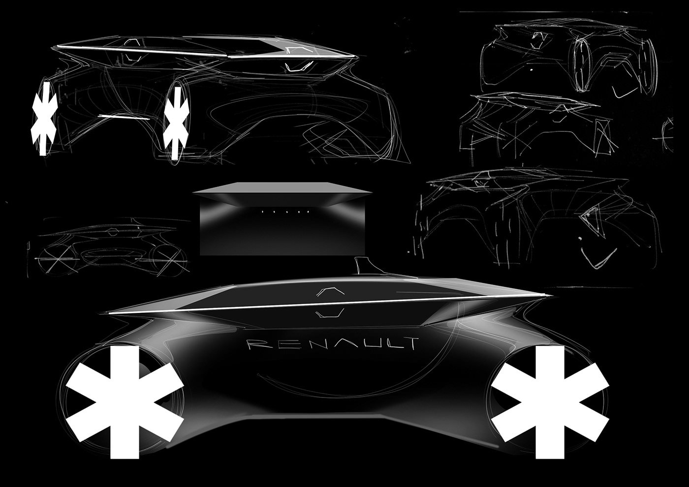 automobile，Sense of science and technology，Cool，Hand drawn，