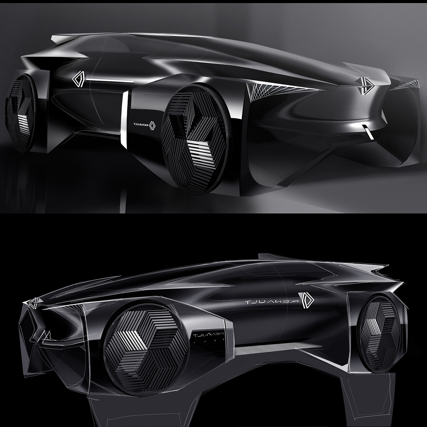 automobile，Sense of science and technology，Cool，Hand drawn，