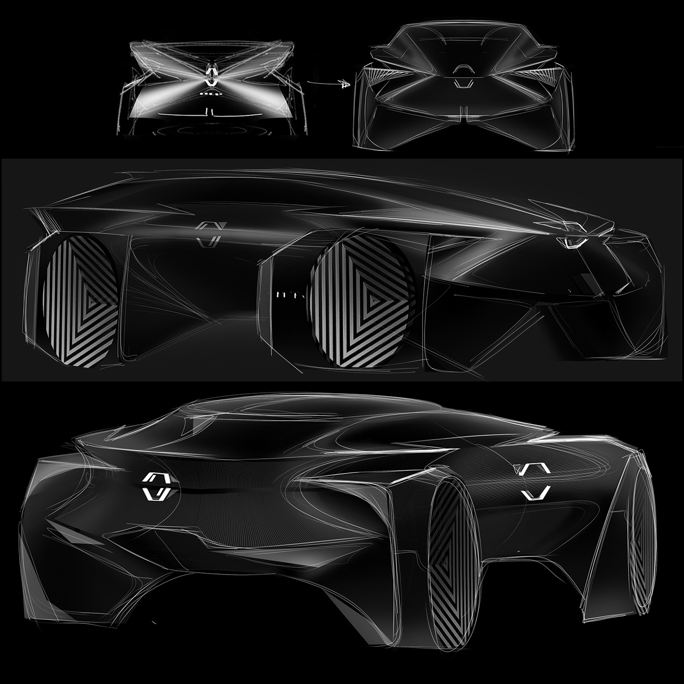 automobile，Sense of science and technology，Cool，Hand drawn，