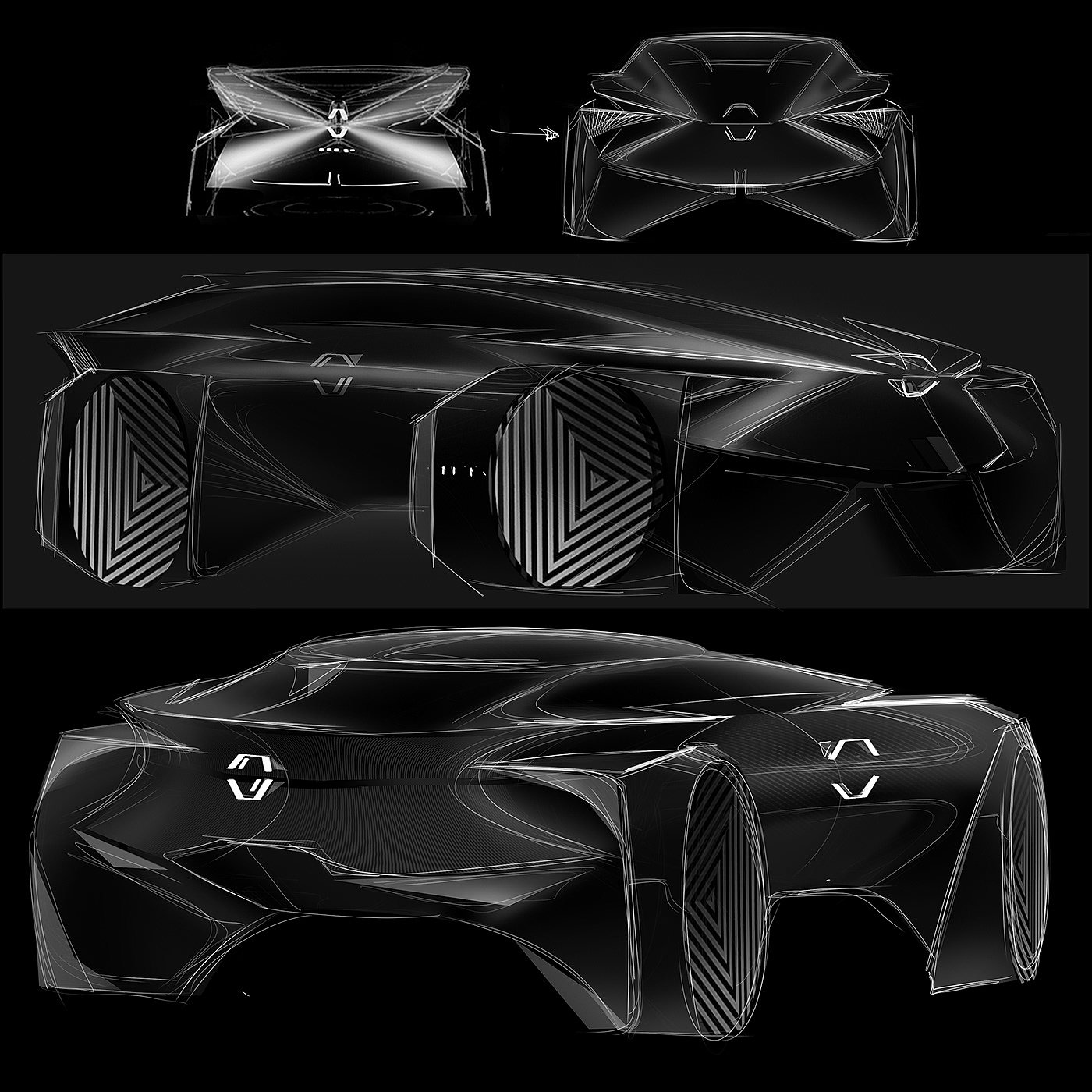 automobile，Sense of science and technology，Cool，Hand drawn，