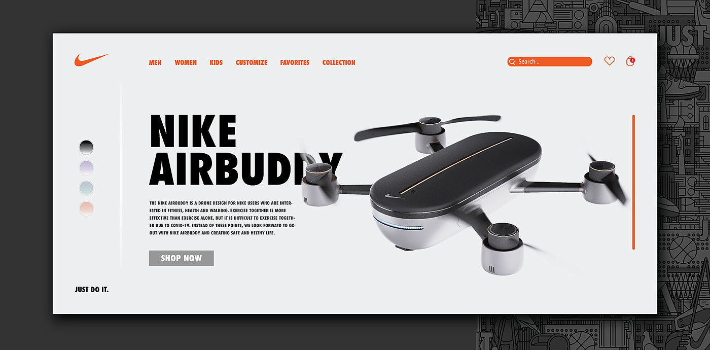 NIKE AIRBUDDY，无人机，运动，nike，