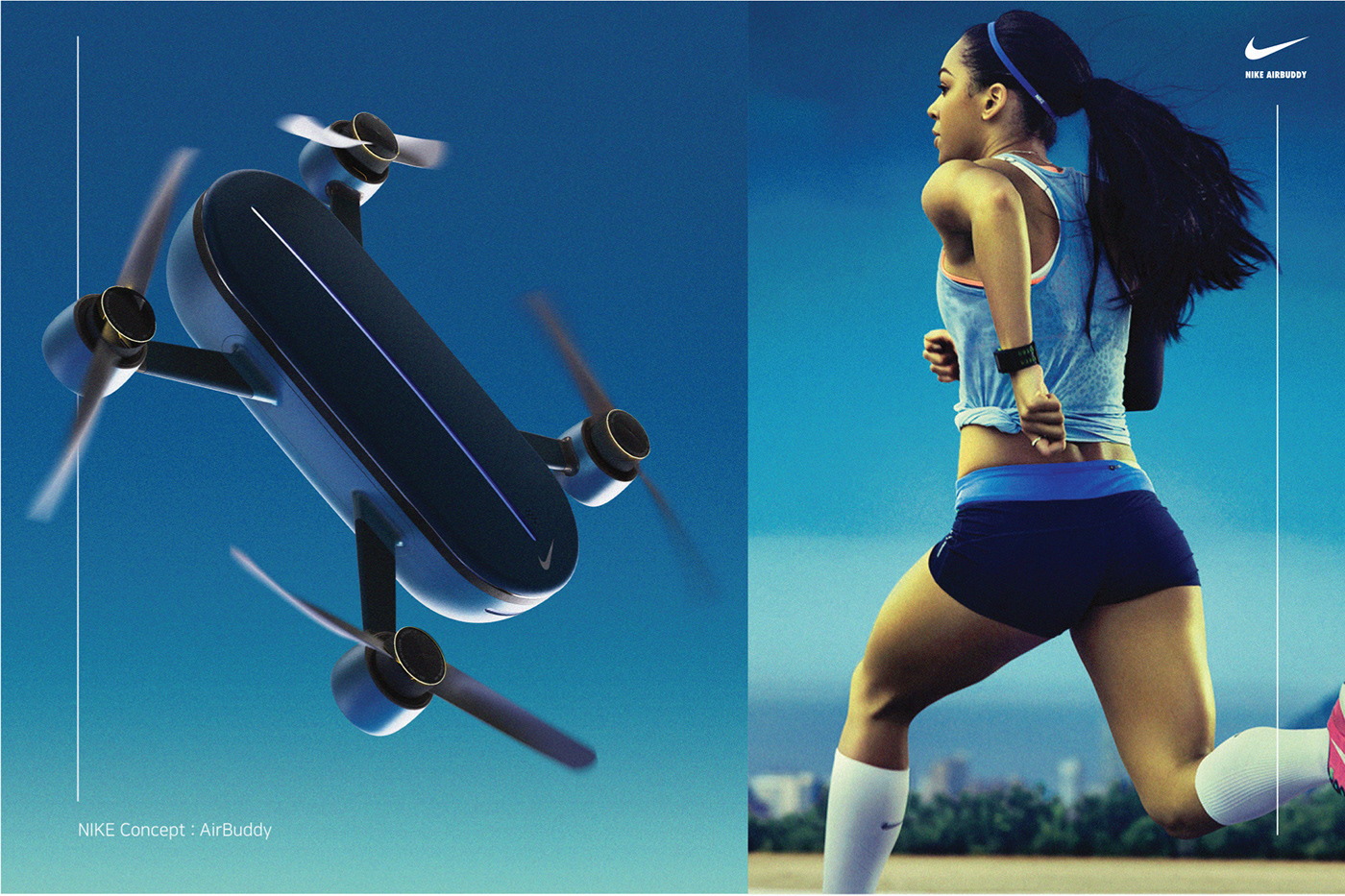 NIKE AIRBUDDY，UAV，motion，nike，
