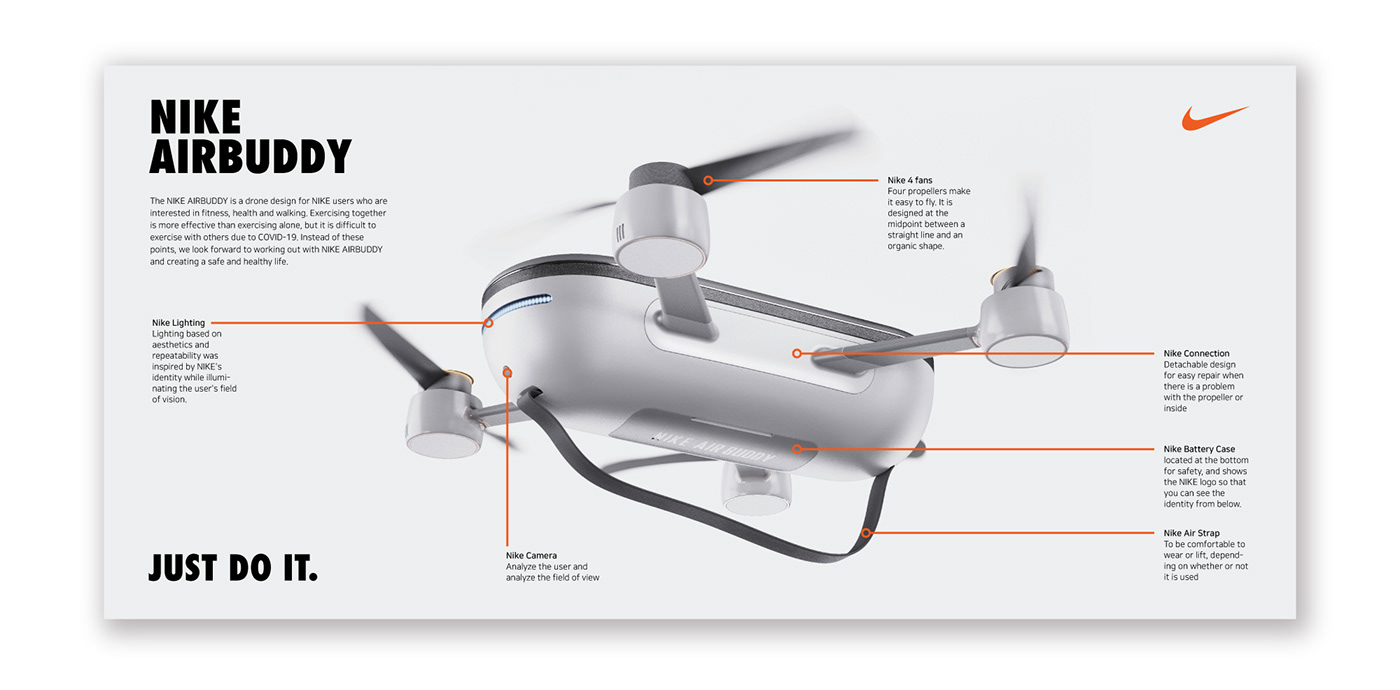 NIKE AIRBUDDY，UAV，motion，nike，