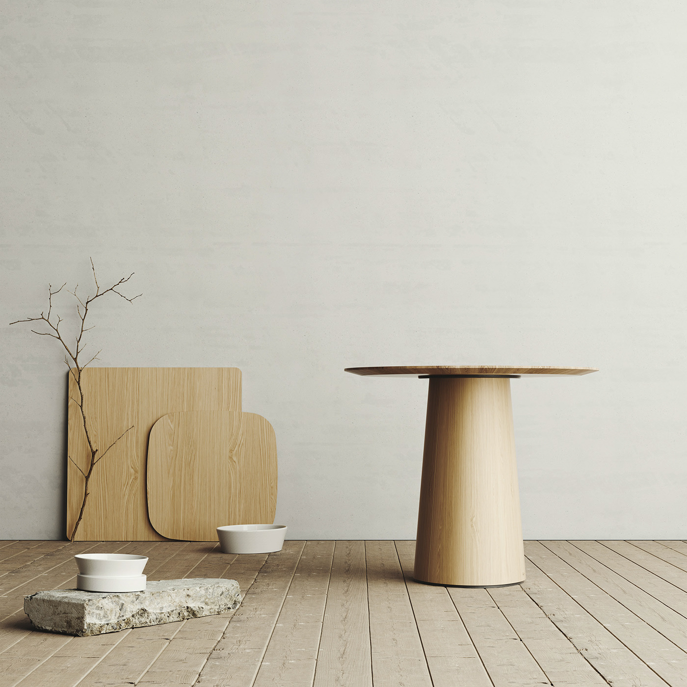 Ton，woodiness，Table，animation，modularization，chair，