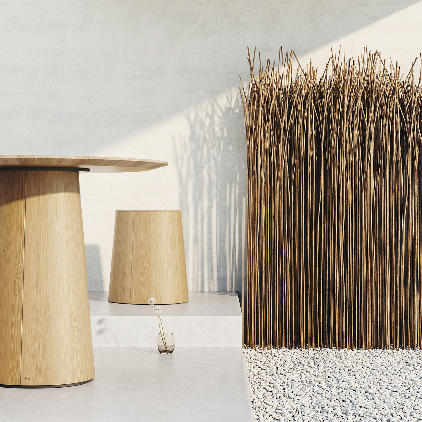 Ton，woodiness，Table，animation，modularization，chair，