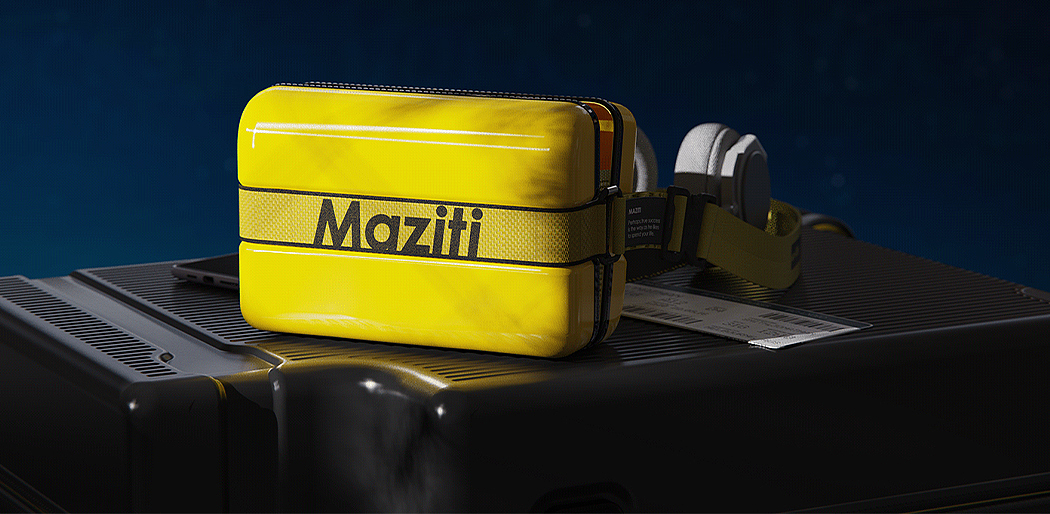 Maziti，行李箱，美感，可拆卸，