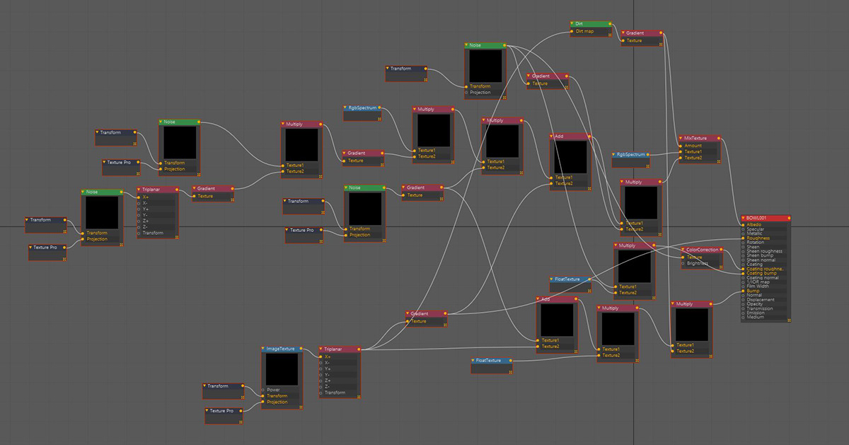 Lavender Spring，ceramics，Cinema 4D，