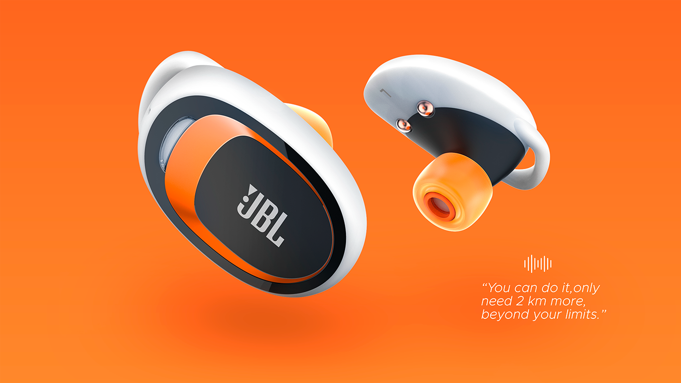 headset，Hand drawn，Render，sample reels，Wireless headset，