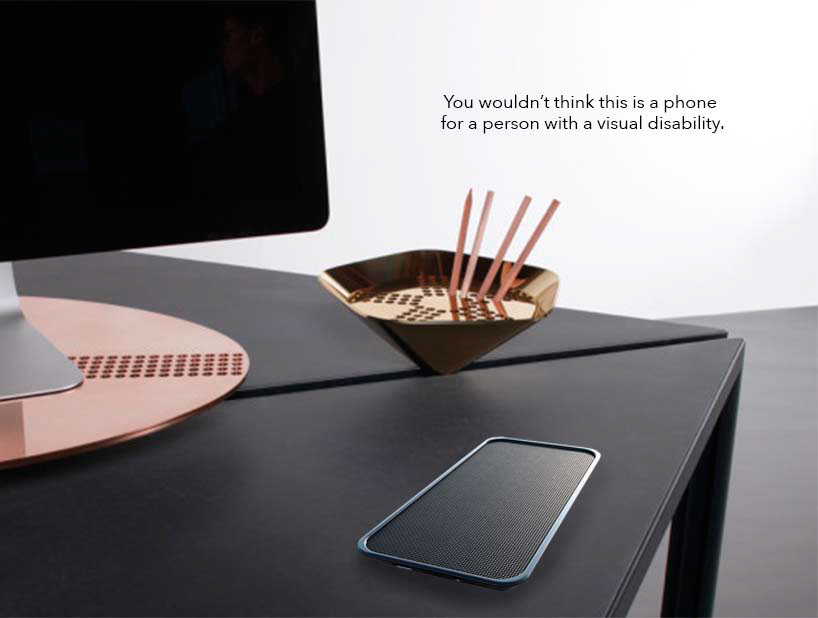 hommization，touch，blind，mobile phone，