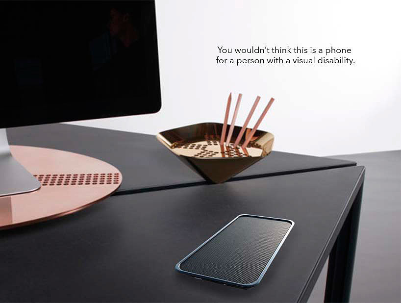 hommization，touch，blind，mobile phone，