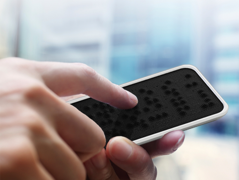 hommization，touch，blind，mobile phone，