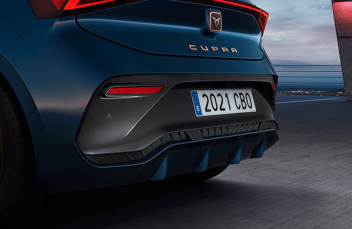 CUPRA Born，汽车设计，蓝色，