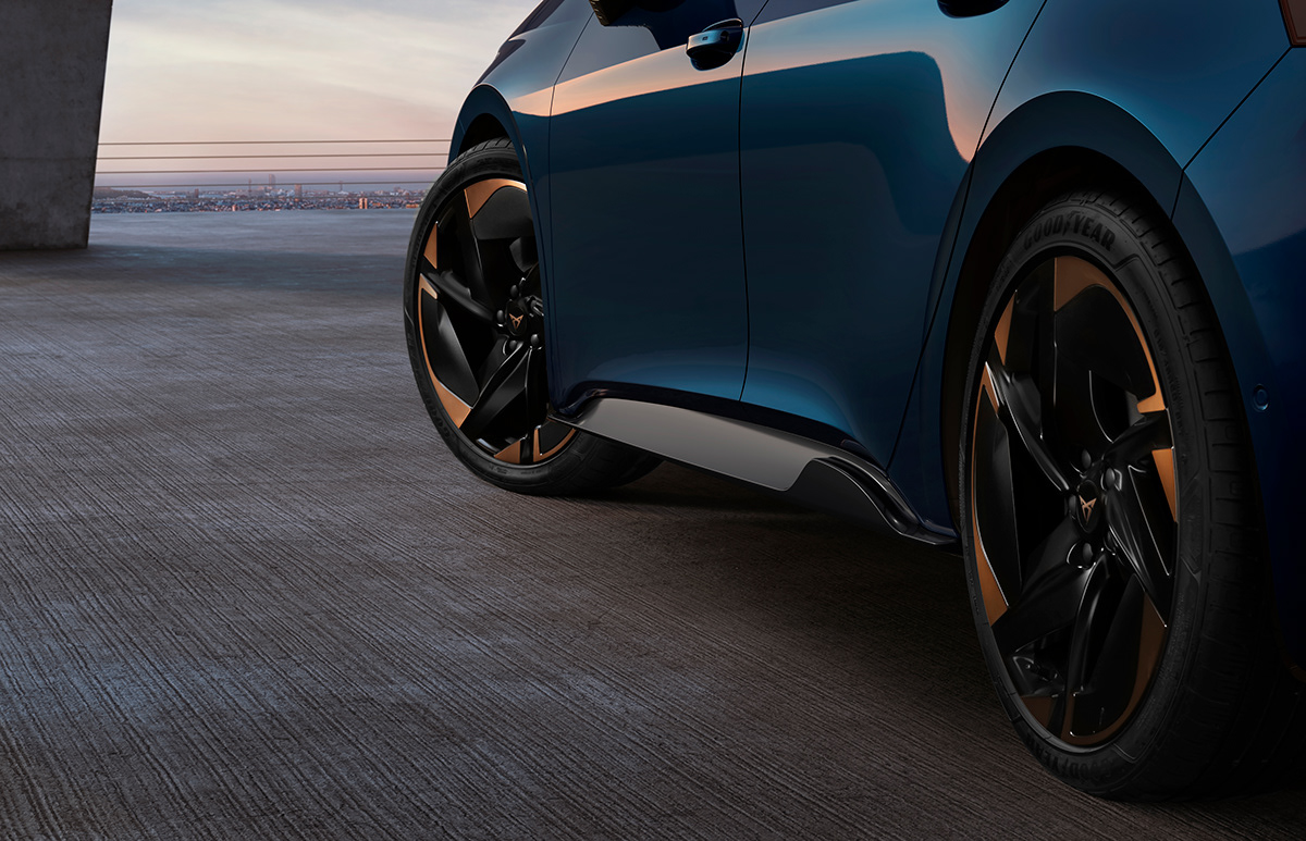 CUPRA Born，Automobile design，blue，