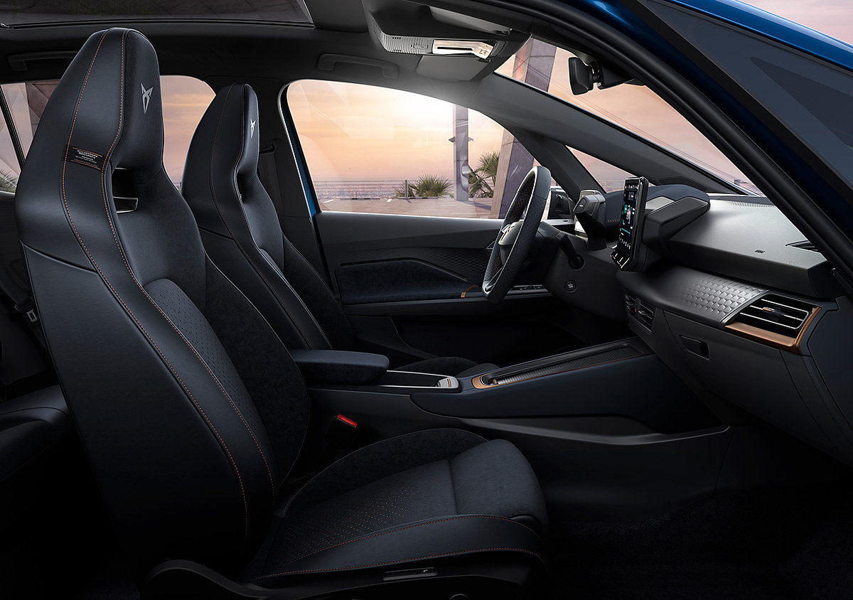 CUPRA Born，Automobile design，blue，