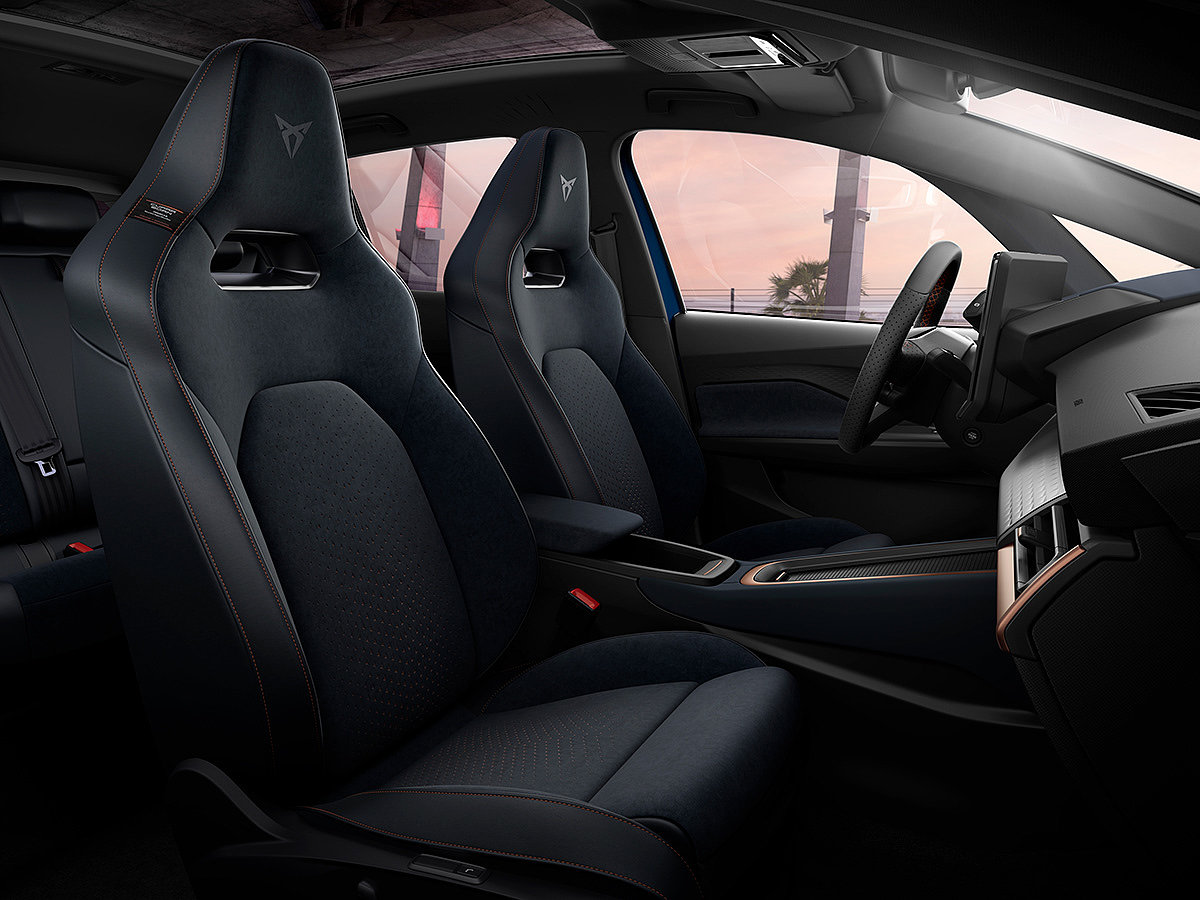 CUPRA Born，Automobile design，blue，