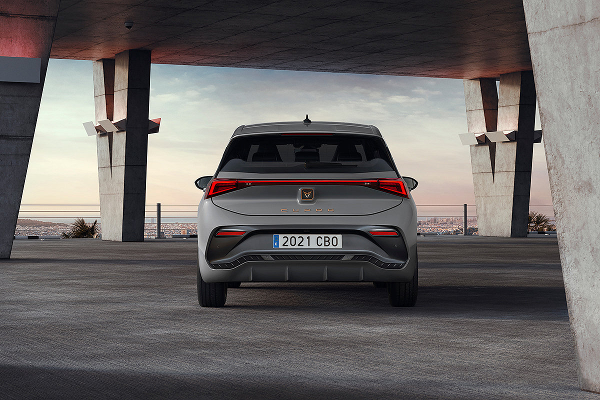 CUPRA Born，Automobile design，blue，