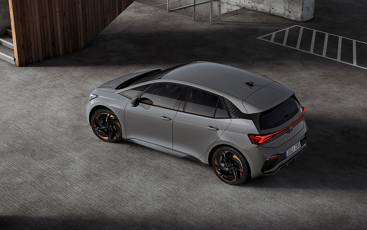 CUPRA Born，Automobile design，blue，