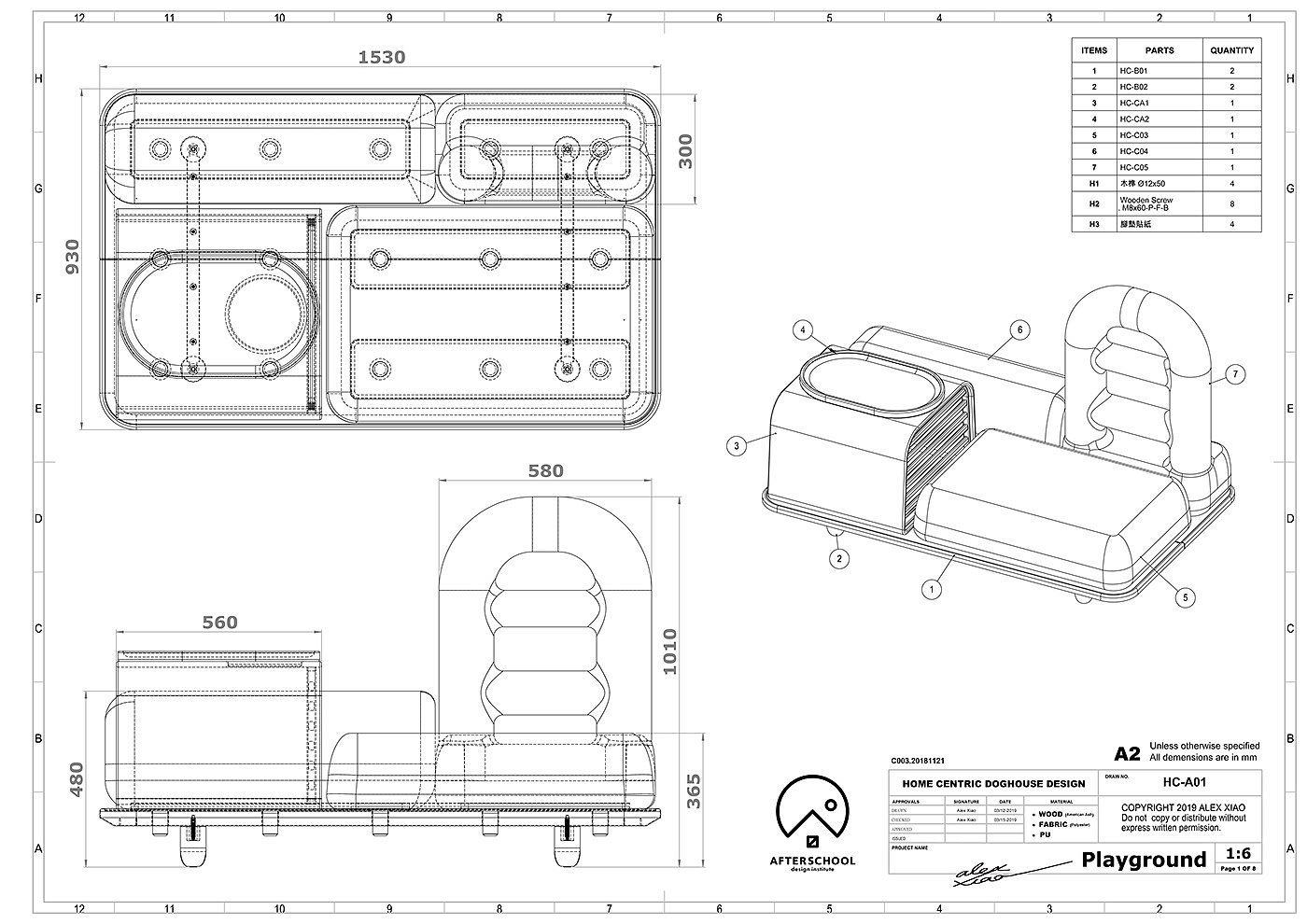 The dog & family，Multifunctional furniture，Modular design，